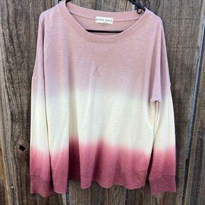 Knox Rose NWOT ombre drop shoulder light sweater